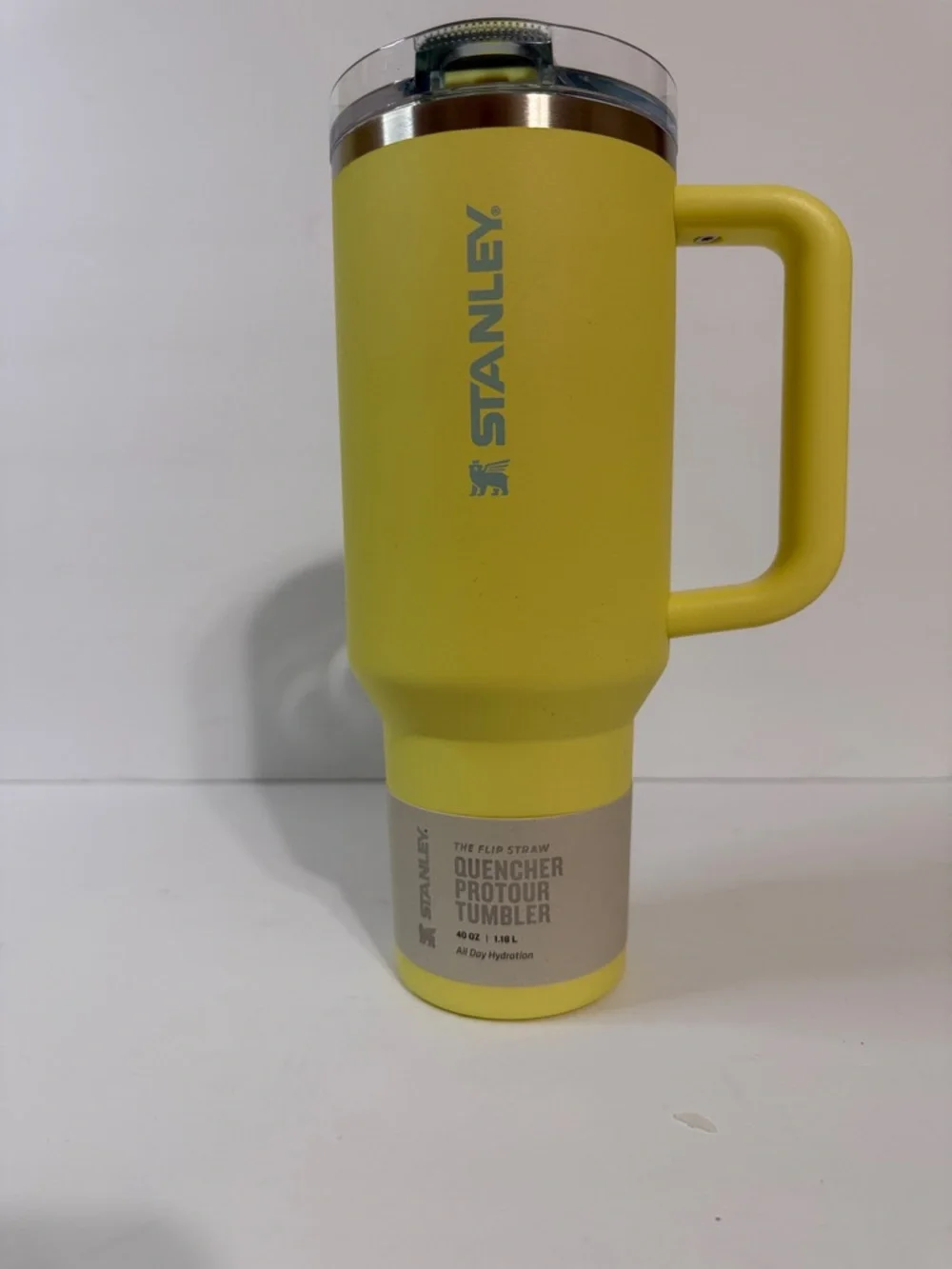 Stanley Yellow Insulated Quencher Tumbler with Handle - Picture 1 of 8